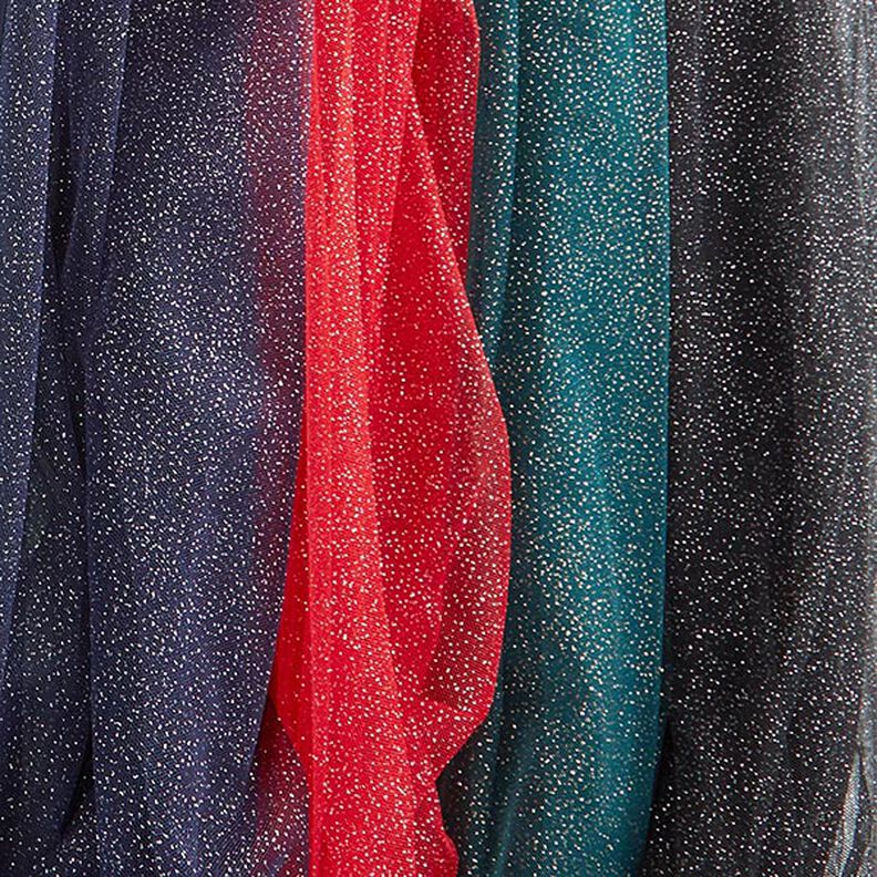 tulle glitter Royal – rosso/argento,  image number 6