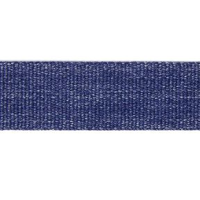 Nastro gros-grain per borse basic melange - blu navy, 