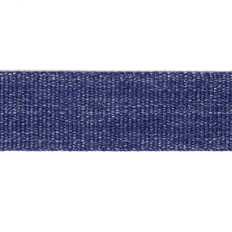 Nastro gros-grain per borse basic melange - blu navy,  image number 1