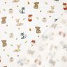 mussolina / tessuto doppio increspato animali del bosco stampa digitale | Poppy Fabrics –,  thumbnail number 4