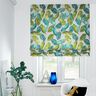 tessuto arredo tessuti canvas Foglie di ficus – abete blu/grigio,  thumbnail number 6