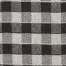 Tessuto per cappotti doppio a quadri – nero/bianco,  thumbnail number 1