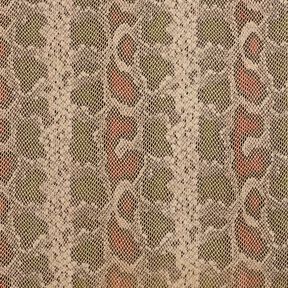 Finta pelle effetto serpente – beige/verde oliva scuro, 