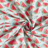 tessuto in cotone popeline anguria – blu ghiaccio/rosa fucsia acceso,  thumbnail number 3