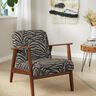 tessuto da tappezzeria Jacquard zebra – cachi/nero,  thumbnail number 7