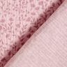 mussolina / tessuto doppio increspato Viticci di fiori bicolori – rosa antico chiaro,  thumbnail number 4