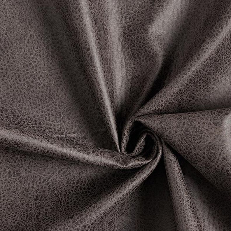 tessuto da tappezzeria similpelle – grigio scuro,  image number 1