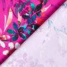 tessuto per costumi da bagno fiori acquerello – porpora/bianco,  thumbnail number 4