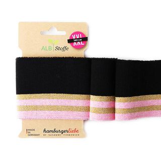 TESSUTO IN MAGLIA BIO PER BORDI E POLSINI CUFF ME GLAM  [140 CM | 8 CM]  | Albstoffe | Hamburger, 