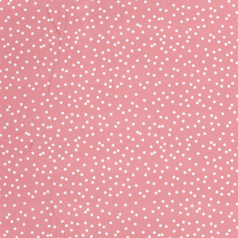 tessuto per costumi da bagno UPF50 piccoli pois – rosa/bianco,  image number 1