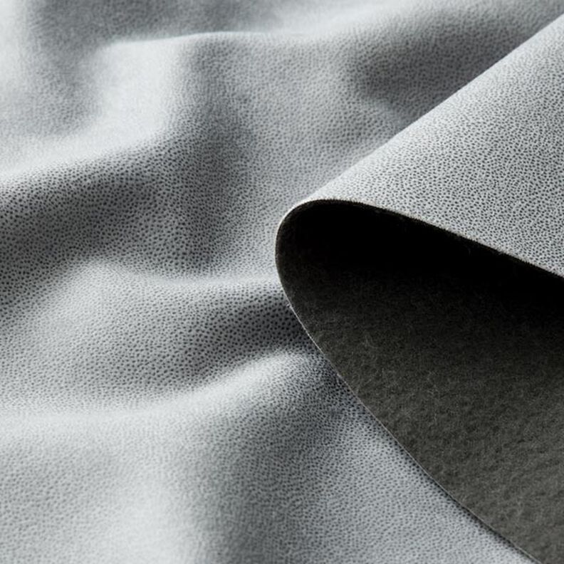 tessuto da tappezzeria ultramicrofibra effetto pelle – grigio,  image number 3