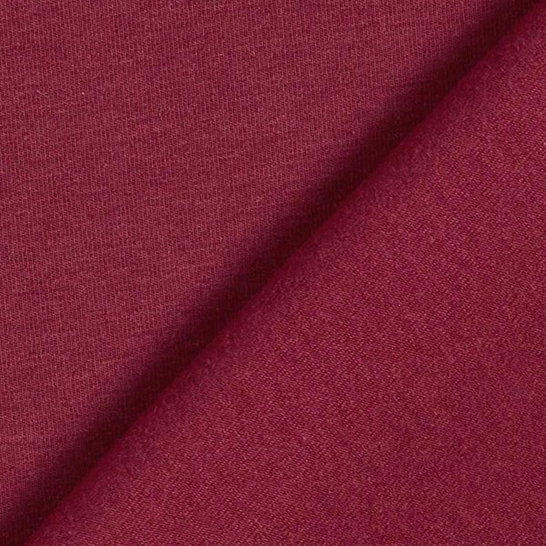 bambù jersey di viscosa tinta unita – rosso Bordeaux,  image number 5
