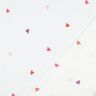 mussolina / tessuto doppio increspato Cuori ricamati | Poppy Fabrics – bianco/rosé,  thumbnail number 4