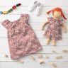 popeline di cotone Oche sul prato – rosa,  thumbnail number 6