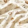 popeline di cotone Cuccioli di animali della giungla stampa digitale – beige,  thumbnail number 2