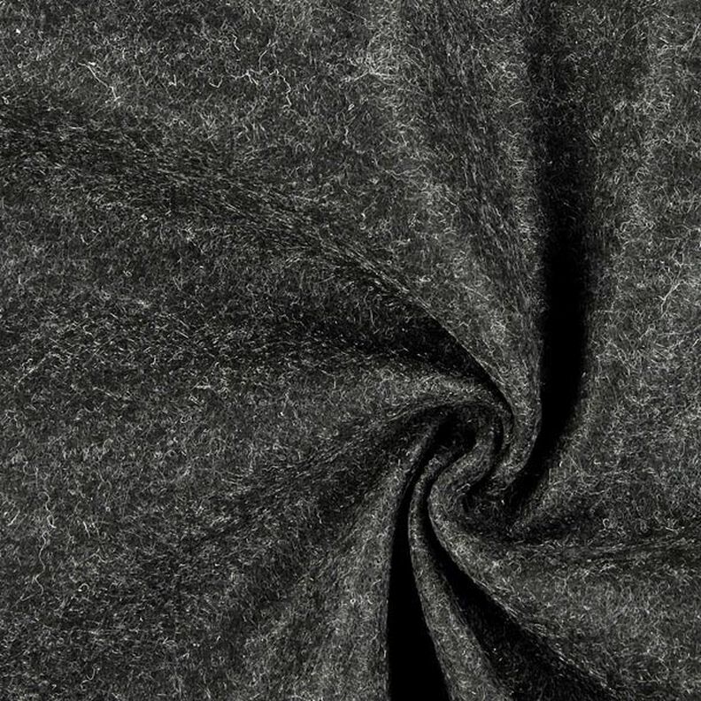 Feltro 90 cm / 1 mm di spessore – grigio scuro,  image number 1