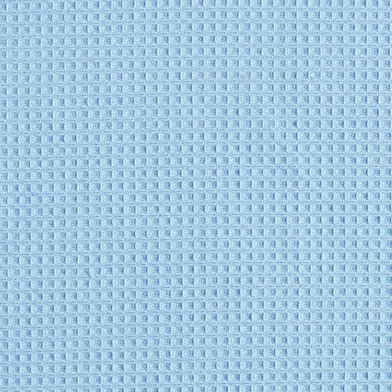 tessuto in spugna/piqué nido d’ape tinta unita – azzurro, image number 1