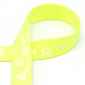 Nastro riflettente Guinzaglio per cani [20 mm]  – giallo neon, 