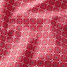 tessuto in cotone cretonne motivo a piccole piastrelle – pink/aragosta,  thumbnail number 2