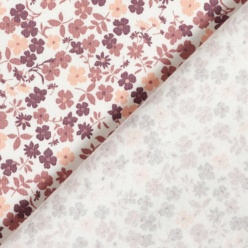 jersey di cotone mare di fiori &ndash; bianco/lill&agrave;,  image number 4