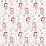 popeline di cotone Fate dei fiori stampa digitale – avorio,  thumbnail number 1