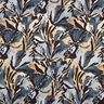 Mare di fiori in raso crepe – grigio ardesia/beige,  thumbnail number 1