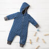 tessuto trapuntato Jeans-Teddy – blu acciaio,  thumbnail number 8