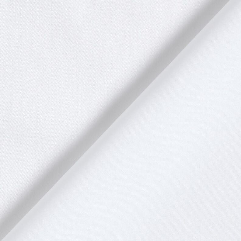 satin di cotone tinta unita – bianco,  image number 4
