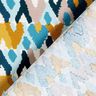 tessuto in cotone cretonne Stampa etnica – blu brillante/senape,  thumbnail number 4