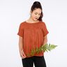 FRAU SUZY - blusa ampia a maniche corte con arricciatura, Studio Schnittreif  | XS -  XXL,  thumbnail number 4