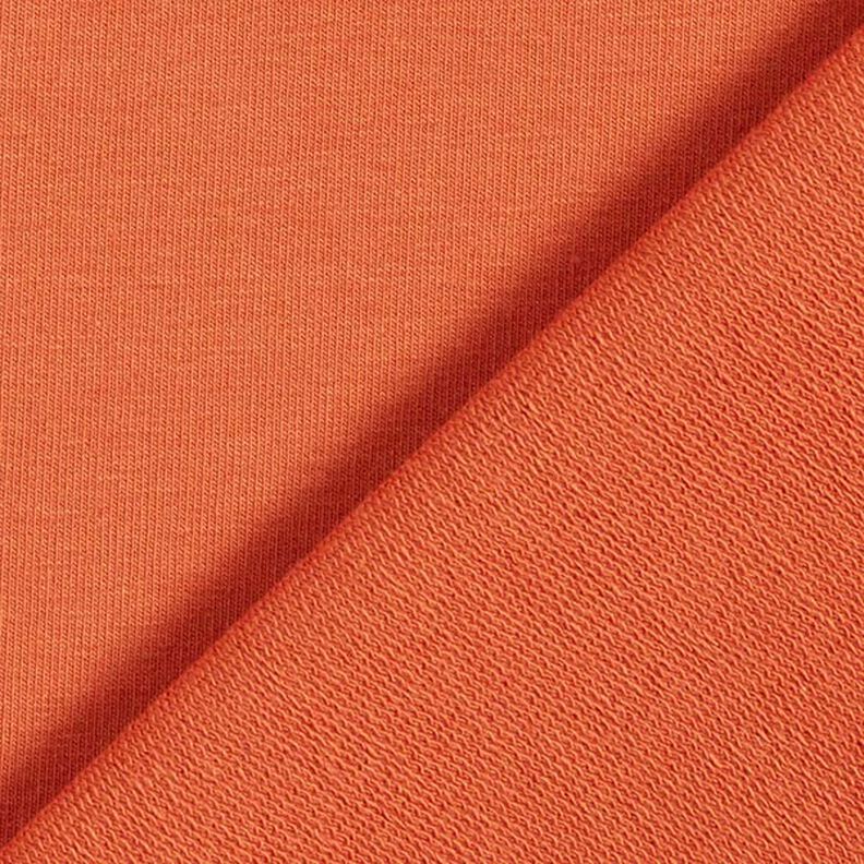 French terry leggero tinta unita – marrone capriolo,  image number 4