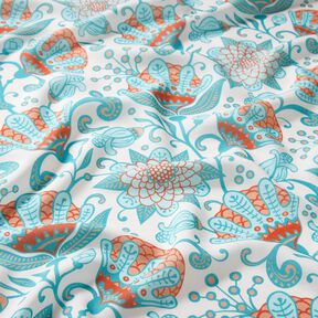 viscosa voile Fiori di Ibiza – beige chiaro, 