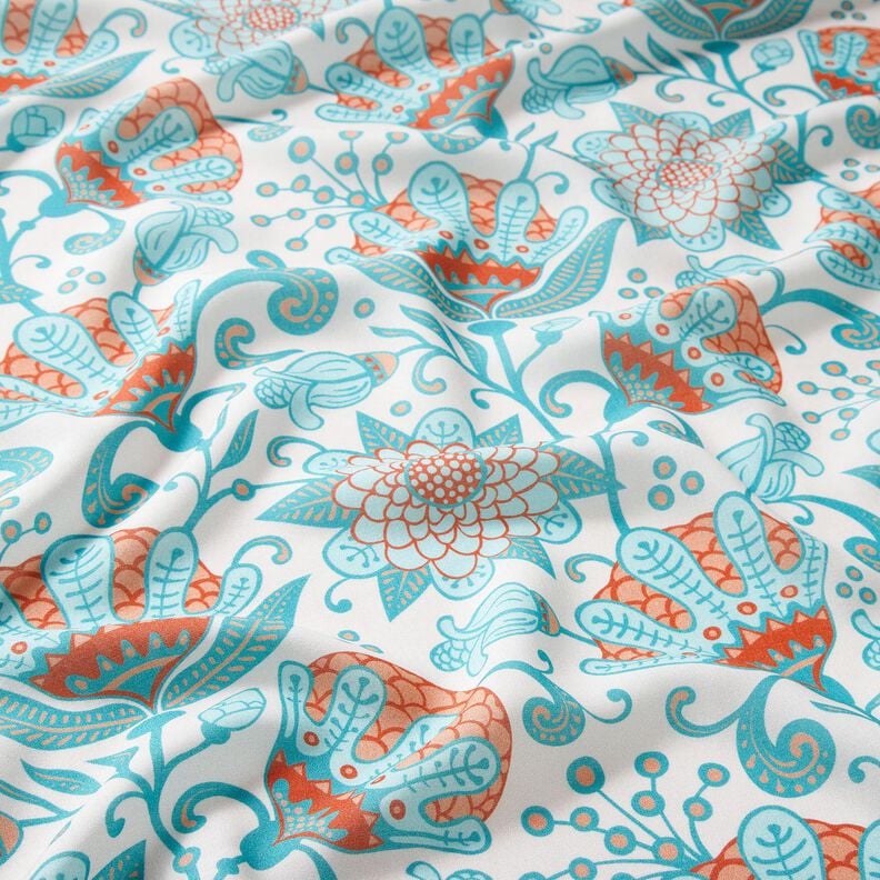viscosa voile Fiori di Ibiza – beige chiaro,  image number 2