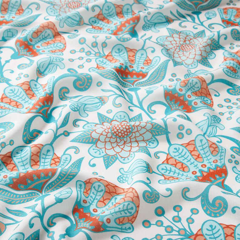 viscosa voile Fiori di Ibiza – beige chiaro, image number 2
