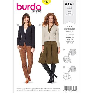 blazer, Burda 6160 | 34-44, 
