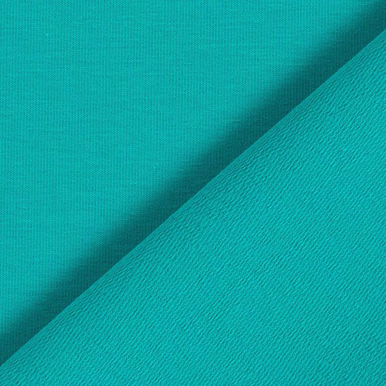French terry leggero tinta unita – verde smeraldo,  image number 5