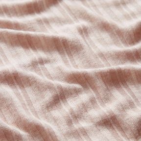 Maglia a coste in tinta unita – rosé, 