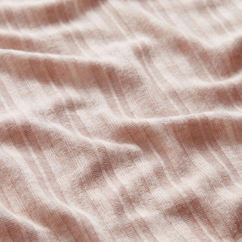 Maglia a coste in tinta unita – rosé,  image number 2
