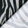 Stampa digitale zebrata spazzolata French Terry – nero/argento,  thumbnail number 4