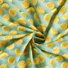 tessuto in cotone popeline Limoni freschi – eucalipto/giallo limone,  thumbnail number 3