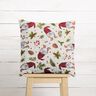 tessuto arredo tessuti canvas Gnomo con berretto – beige chiaro/rosso scuro,  thumbnail number 6
