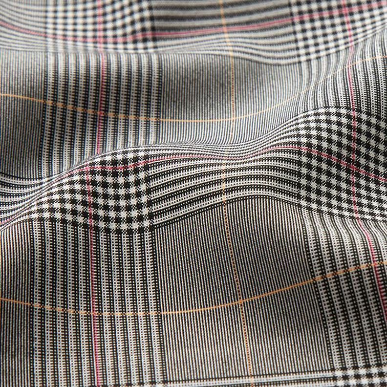 Principe di Galles in viscosa elasticizzata – grigio/pink,  image number 2