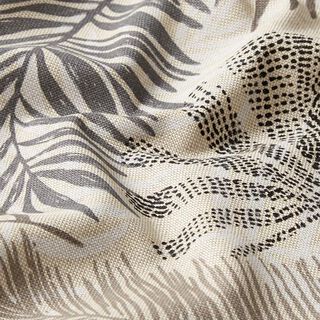mezzo panama, effetto lino, piante – naturale, 