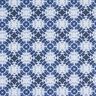tessuto arredo tessuti canvas Cerchi batik – indaco/bianco,  thumbnail number 1