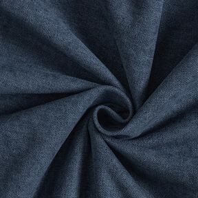tessuto da tappezzeria Classico tinta unita – nero-azzurro, 