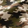 tessuto arredo mezzo panama Camouflage – naturale/verde oliva scuro,  thumbnail number 2