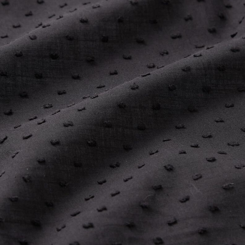 Batista di cotone Dobby – nero, image number 2