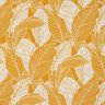 tessuto arredo tessuti canvas grandi foglie – giallo curry,  thumbnail number 1