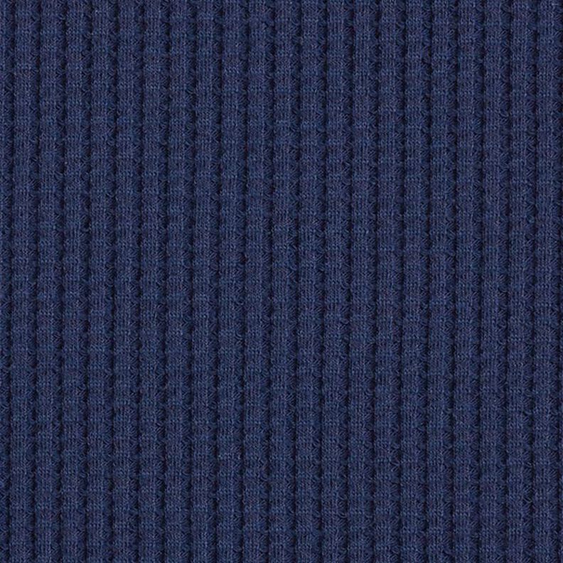 jersey di cotone nido d’ape tinta unita – blu marino,  image number 4