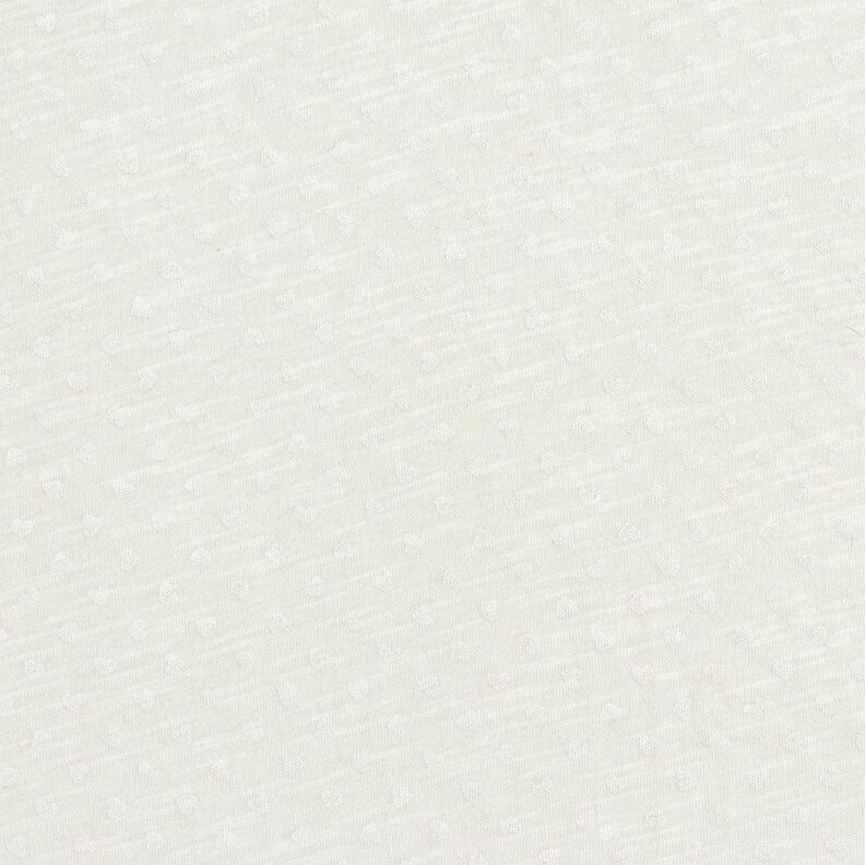 jersey di cotone Piccoli cuori – bianco lana,  image number 1